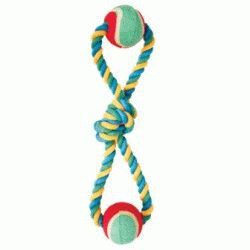 Triol Игрушка для собак, верёвка, восьмёрка, узел и 2 мяча