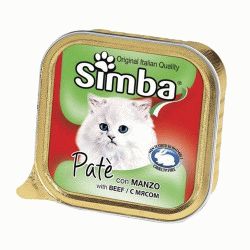 Simba Cat консервы для кошек паштет мясо 100 гр