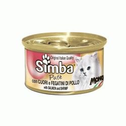 Simba Cat Mousse мусс для кошек сердце/куриная печень 85 гр
