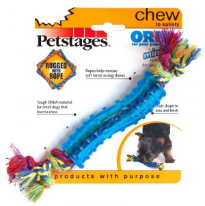 Petstages игрушка для собак Mini ”ОРКА палочка” 18см маленькая