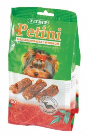 ТитБит Колбаски Petini  - пакет 60г - уменьшенная 4