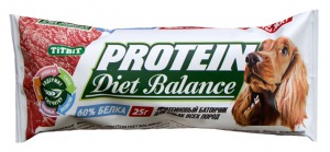 ТитБит Протеиновый батончик Diet Balance с клетчаткой (9 шт)