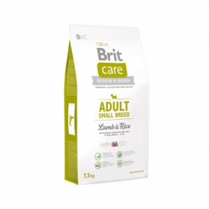 Brit Care Сухой корм для взрослых собак мелких пород Ягненок и Рис