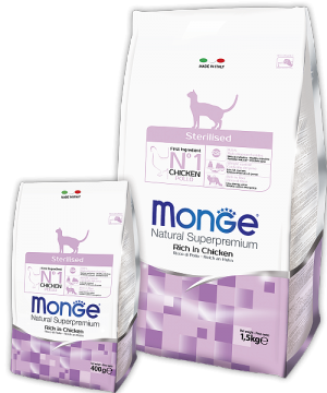 Monge STERILISED Cat Корм для стерилизованных кошек