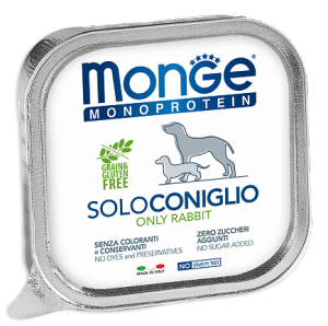 Monge Dog Monoproteico Монопротеиновые консервы Только кролик