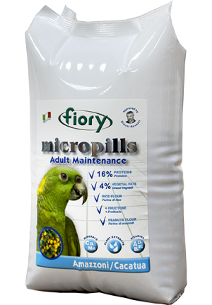 FIORY Micropills Amazzoni/Cacatua корм для амазонских попугаев и какаду