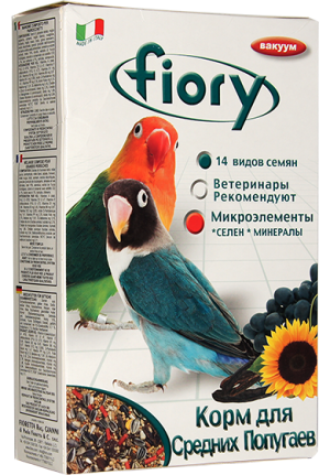 FIORY Parrocchetti Africa корм для средних попугаев