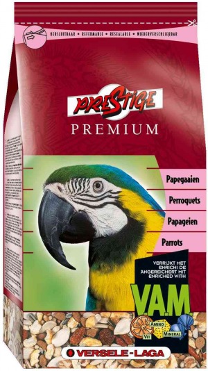 VERSELE-LAGA Prestige PREMIUM Parrots корм для крупных попугаев