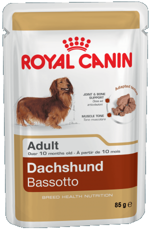 Royal Canin DACHSHUND ADULT (паштет) Влажный корм для взрослых собак породы такса