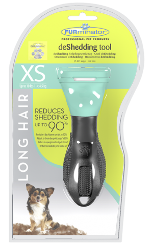 FURminator Deshedding Dogs XS Long Hair инструмент против линьки XS (карликовые породы) длинная шерсть