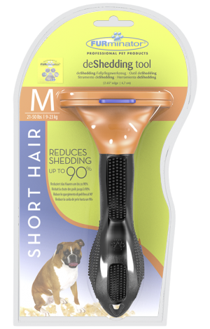 FURminator Deshedding Dogs M Short Hair Инструмент против линьки M (средние породы) короткая шерсть