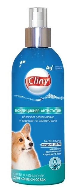 Cliny Кондиционер-антистатик спрей для кошек и собак