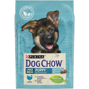 Dog Chow Сухой корм для крупных щенков с Индейкой