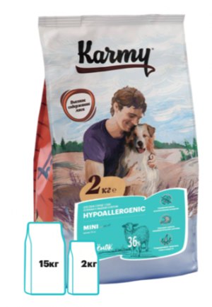 Karmy Hypoallergenic Mini Сухой гипоаллергенный корм для собак мелких пород с Ягненком