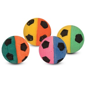 TRIOL Игрушка для кошек "Мяч футбольный", разноцветный