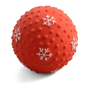 TRIOL Игрушка для собак из латекса "Мячик-снежинка"