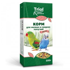 Тriol корм Standard для мелких и средних попугаев ”Экстра” - уменьшенная 1