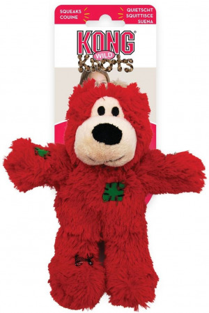 KONG Holiday игрушка для собак Wild Knots Мишка