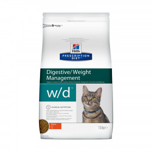 Hill’s Prescription Diet w/d Корм для кошек при склонности к ожирению
