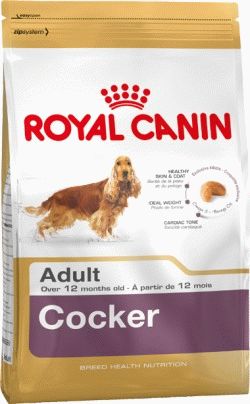 COCKER ADULT Корм для взрослых собак породы Кокер-спаниель от 12 месяцев